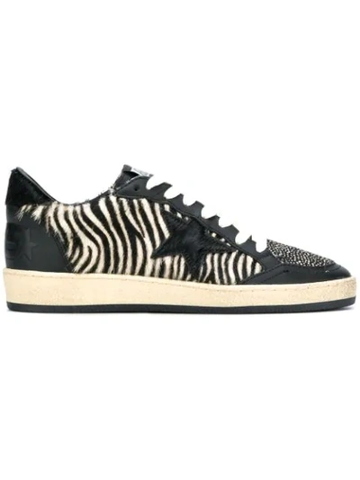 Golden Goose Trainers "ball Star" In Black