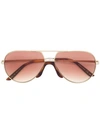 GUCCI AVIATOR FRAME SUNGLASSES