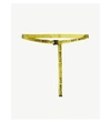 OFF-WHITE WOMENS YELLOW BLACK INDUSTRIAL STRAP BELT,485-3003613-OWRB009F182230776010