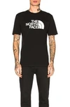 The North Face T-shirt In Cotone Con Logo Sul Petto In Tnf Black