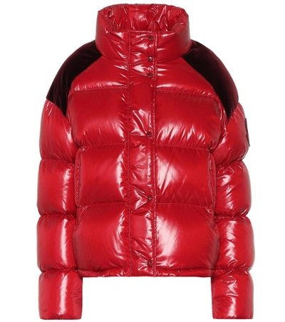 Moncler Chouette羽绒夹克 In Red
