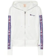 CHAMPION Zip-front logo hoodie,P00336753
