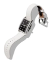 Tom Ford Men's N.001 30x44mm Watch With Pebble Grain Leather Strap In Black/gray
