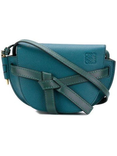 Loewe Mini Gate Bag - 蓝色 In Blue