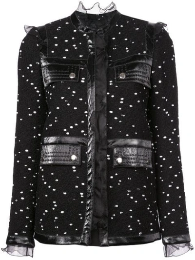 Giambattista Valli Pleated Panels Jacket - 黑色 In Black