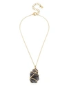 ROBERT LEE MORRIS SOHO CAGED PENDANT NECKLACE, 16,RS04692