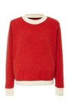 THE ELDER STATESMAN SKI PATROL CASHMERE SWEATER,RIS10B