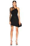 CUSHNIE ET OCHS Single Sleeve Mini Dress