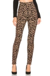 MILLY TEXTURED CHEETAH KNIT LEGGING,MILL-WP43