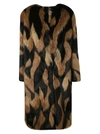 GIVENCHY FAUX FURRED COAT,10700676