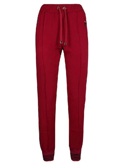 Dolce & Gabbana Logo Track Trousers In Raspberry