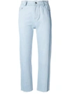 ACT N°1 ACT N°1 HIGH-WAISTED TROUSERS - BLUE