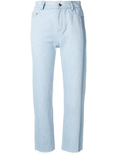 Act N°1 High-waisted Trousers In Blue