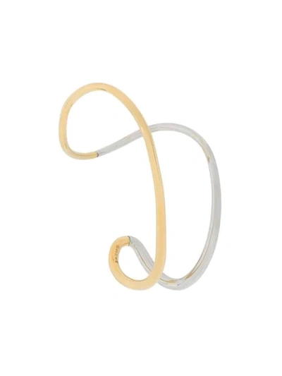 Charlotte Chesnais 'ivy' Curve Bracelet In Metallic