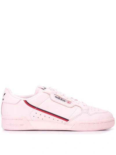 Adidas Originals Continental 80 Sneakers In Pink/scarlet/navy