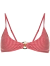 Duskii Long Island Bikini Top In Pink