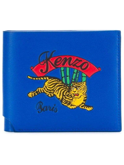 Kenzo Bifold Wallet In Blue