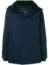 CANADA GOOSE CANADA GOOSE MID-LENGTH PADDED DOWN - BLUE