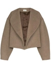 Totême Toteme Bellac Cocoon Jacket - Neutrals In Neutrals