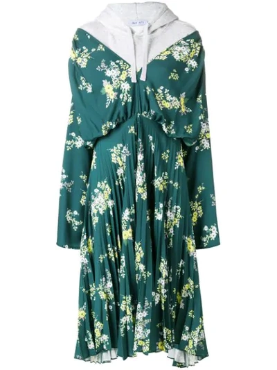 Act N°1 Floral Print Sweatdress In Green