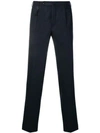 Incotex Slim Fit Pants Side Pockets In Blue