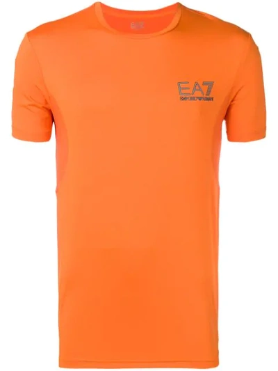 Ea7 Basic T-shirt In Yellow