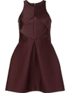 HALSTON HERITAGE HALSTON HERITAGE STRUCTURED COCKTAIL DRESS