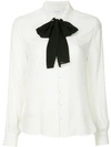 FRAME BOW TIE BLOUSE