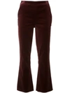 FRAME CROPPED FLARED TROUSERS