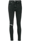 ADAPTATION ADAPTATION RIPPED SKINNY JEANS - BLACK