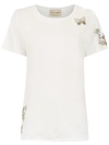 ANDREA BOGOSIAN ANDREA BOGOSIAN EMBROIDERED T-SHIRT - 白色