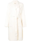 Michael Michael Kors Patch-pocket Tie Wast Coat In White