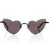 SAINT LAURENT New Wave Lou Lou 254 heart-frame sunglasses,P00326236