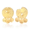 ALIGHIERI BABY LION 24KT GOLD-PLATED EARRINGS,P00358698