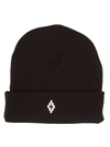 MARCELO BURLON COUNTY OF MILAN EMBROIDERED BEANIE,10701807