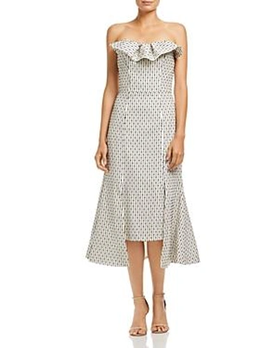 C/meo Collective Even Love Midi Dress In Ivory