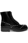 MCQ BY ALEXANDER MCQUEEN BESS STUDDED LEATHER ANKLE BOOTS