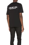HELMUT LANG HELMUT LANG TAXI PROJECT LONDON TEE IN BLACK