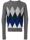 BALLANTYNE ARGYLE PATTERN JUMPER