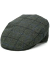 BARBOUR CHECKED FLAT CAP
