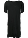 ARMY OF ME ARMY OF ME FITTED LONG T-SHIRT - BLACK