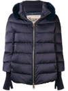 HERNO HERNO HOODED DOWN JACKET - BLUE