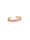 ANITA KO WOMEN'S 18K ROSE GOLD & PINK SAPPHIRE SINGLE EAR CUFF,400099067766