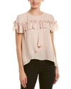 NICOLE MILLER ARTELIER SILK TOP