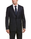 HICKEY FREEMAN WOOL SUIT WITH FLAT FRONT PANT,756454101687
