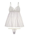 Hanky Panky Victoria Lace Chemise With G-string In Nocolor
