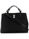 BALLY BALLY TOP HANDLE TOTE - BLACK