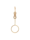 Delfina Delettrez Zip Earring In Gold