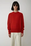 ACNE STUDIOS Classic sweater red