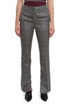 TOGA OPENING CEREMONY WOOL CHECK VENT PANTS,ST206495